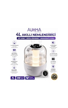 Auhma Aph-08 4l Akıllı Nemlendirici Çift Sprey Dijital Göstergeli Aromaterapi Uyumlu Sessiz Buhar Makinesi Auhma Aph-08 4l Akıllı Nemlendirici Çift Sprey Dijital Göstergeli Aromaterapi Uyumlu Sessiz Buhar Makinesi