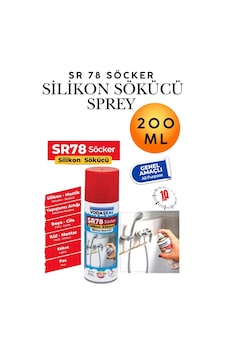 Silikon Sökücü Sprey 200 Ml - Derz, Etiket, Yapışkan, Conta Leke Ve Kalıntı Temizleyici Sprey - Mutfak Banyo Cam Metal Yüzeyler İçin Hızlı Etkili Temizlik Solüsyonu Fayans Banyo Derz Temizleme Sprey Silikon Sökücü Sprey 200 Ml - Derz, Etiket, Yapışkan, Conta Leke Ve Kalıntı Temizleyici Sprey - Mutfak Banyo Cam Metal Yüzeyler İçin Hızlı Etkili Temizlik Solüsyonu Fayans Banyo Derz Temizleme Sprey
