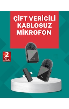 Profesyonel - 388 - Ses Kayıtları İçin 2 Li Kablosuz Yaka - Myceshop - Mikrofon Seti Profesyonel - 388 - Ses Kayıtları İçin 2 Li Kablosuz Yaka - Myceshop - Mikrofon Seti
