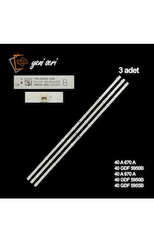 A40 A 670 A, 40 Gdf 5950b, A40 A 670 A Led Bar Takımı A40 A 670 A, 40 Gdf 5950b, A40 A 670 A Led Bar Takımı