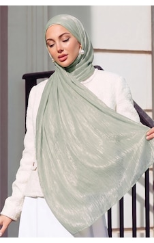 Olcay Yoryo İpek Abiye Şal Mint 103 Olcay Yoryo İpek Abiye Şal Mint 103