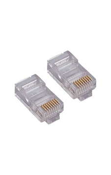 Speed Cat6 Utp Sp-u100 Rj45 100lü Paket Plastik Konnektör