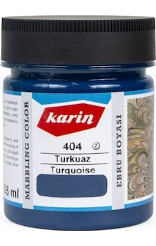 Karin Ezilmiş Ebru Boyası 105Ml 404 Turkuaz Karin Ezilmiş Ebru Boyası 105Ml 404 Turkuaz