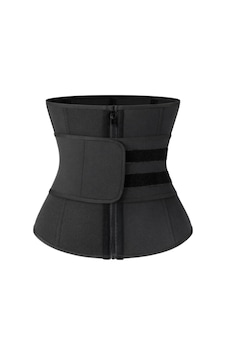 Fitformgiyim Waist Terleten Termal Sauana Etkili Balenli Spor Bel Korsesi Siyah Fitformgiyim Waist Terleten Termal Sauana Etkili Balenli Spor Bel Korsesi Siyah