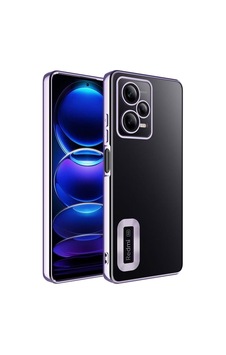 Xiaomi Redmi Note 12 Pro 5g Kılıf Kamera Korumalı Logo Gösteren Zore Omega Kapak Lila Xiaomi Redmi Note 12 Pro 5g Kılıf Kamera Korumalı Logo Gösteren Zore Omega Kapak Lila