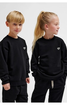 Hummel Pamuklu Loose Fit Bisiklet Yaka Sweat Unisex Çocuk Sweat 232950-2001 Siyah Hummel Pamuklu Loose Fit Bisiklet Yaka Sweat Unisex Çocuk Sweat 232950-2001 Siyah