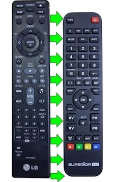 LG Uyumlu Akb37026823-akb37026829-dh-900-dh-905/dh-3120s-ht-356sd-ht-304sudvd Müzik Seti Kumandası