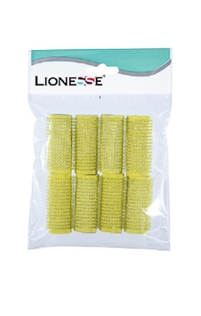 Lionesse Cırtlı Bigudi 1111 Sarı 8 Adet Lionesse Cırtlı Bigudi 1111 Sarı 8 Adet