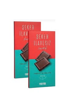 Şeker Ilavesiz Çikolata 100 Gr - 2 Adet Şeker Ilavesiz Çikolata 100 Gr - 2 Adet