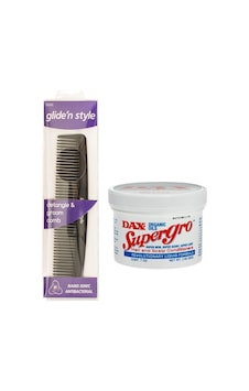 Dax Supergro Saç Kremi 198 ML + Glide'n Style Detangle & Groom Saç Açma Tarağı Dax Supergro Saç Kremi 198 ML + Glide'n Style Detangle & Groom Saç Açma Tarağı