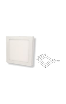 Helios 18w Sıva Üstü Led Panel Beyaz Kare Helios 18w Sıva Üstü Led Panel Beyaz Kare