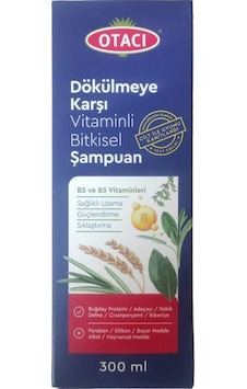 Otacı Dökülmeye Karşı Vitaminli Bitkisel Şampuan 300 ML Otacı Dökülmeye Karşı Vitaminli Bitkisel Şampuan 300 ML