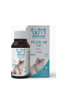 Muvicado Kedi Tüy Sağlığı Damlası Plus +B Kediler İçin Tüy Tırnak Sağlığı Destekleyeci 50 ML Muvicado Kedi Tüy Sağlığı Damlası Plus +B Kediler İçin Tüy Tırnak Sağlığı Destekleyeci 50 ML