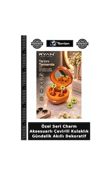 Özel Seri Charm Aksesuarlı Çevirili Kulaklık Gündelik Akıllı Dekoratif Özel Seri Charm Aksesuarlı Çevirili Kulaklık Gündelik Akıllı Dekoratif