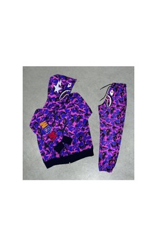Bomii Çocuk Bape Alt Üst Takım Eşofman Takımı Mor - 936290063 Mor Bomii Çocuk Bape Alt Üst Takım Eşofman Takımı Mor - 936290063 Mor