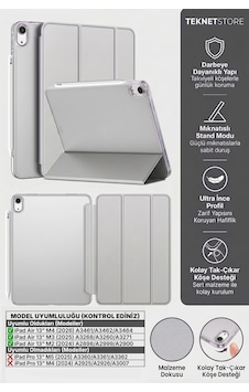 Ipad Air 13" M4 M3 M2 Uyumlu Kılıf Ultra İnce Akıllı Uyku Modlu Standlı Zarif Koruyucu Kapak Kapaklı Kılıf Ipad Air 13" M4 M3 M2 Uyumlu Kılıf Ultra İnce Akıllı Uyku Modlu Standlı Zarif Koruyucu Kapak Kapaklı Kılıf