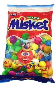 Saadet Misket Tutti Frutti Sakız Dökme 6 x 1 KG