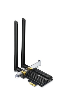 Tp-link Archer Tx50e, Ax3000 Mbps Wi-fi 6 Bluetooth 5.0 Pcıe Ağ Kartı, İki Anten, 1024-qam,ofdma Ve 160 Mhz Bant Genişliği, Ultra Düşük Gecikme, Intel Wi-fi 6 Yonga Seti, Windows 10/11'i Destekler Sk