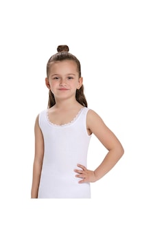 İlke İç Giyim İlke 323 Kız Çocuk Fırfırlı Geniş Askılı Atlet Beyaz İlke İç Giyim İlke 323 Kız Çocuk Fırfırlı Geniş Askılı Atlet Beyaz