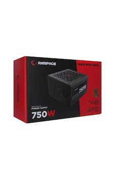 Rampage Mate M750-80pb 750w 12cm Fan Full Modular 80 Plus Bronze Aktif Pfc Siyah Power Supply Rampage Mate M750-80pb 750w 12cm Fan Full Modular 80 Plus Bronze Aktif Pfc Siyah Power Supply