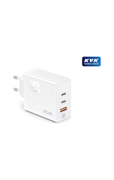 Rova Sb107 Pd+pd+usb 3 Girişli 3.0a Gan Fast Hızlı Şarj Başlığı 65w - Beyaz