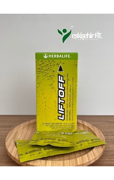 Herbalife Liftoff - Limon Aromalı Efervesan İçecek - 10 Tablet