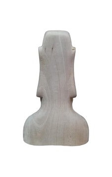 Ahşap Dekoratif Büst Heykeli Moai Totem Ahşap Dekoratif Büst Heykeli Moai Totem