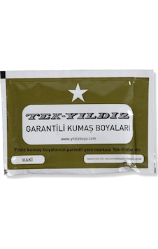 Yıldız Kumaş Boyası Haki 12 Adet Yıldız Kumaş Boyası Haki 12 Adet