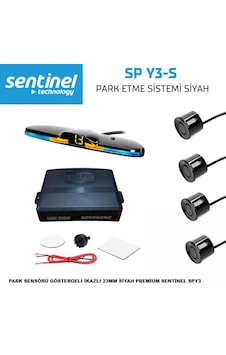Park Sensörü Göstergeli İkazlı 23mm Siyah Premium Park Sensörü Göstergeli İkazlı 23mm Siyah Premium