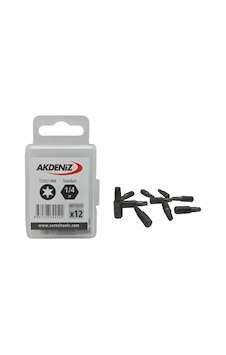 Akdeniz AKD/T25225 1/4 Torx T25 x 25 MM Bits Uç 24'lü