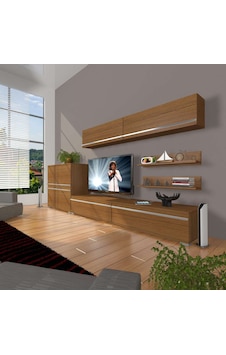 Decoraktiv Eko 6y Mdf Std Tv Ünitesi Tv Sehpası Ceviz Decoraktiv Eko 6y Mdf Std Tv Ünitesi Tv Sehpası Ceviz