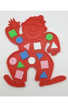 Eğitici Geometrik Şekiller - Renkli Şekil Eşleştirme - Zeka Geliştirici Çocuk Puzzle - Kırmızı Eğitici Geometrik Şekiller - Renkli Şekil Eşleştirme - Zeka Geliştirici Çocuk Puzzle - Kırmızı