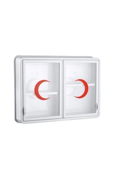 Cam 2 Kapaklı Ecza Dolabı 35x49x10 Cm Bx40 Diğer