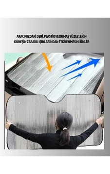 Yüksek Performanslı Metalize Araç Güneşliği 1 Adet Diğer Yüksek Performanslı Metalize Araç Güneşliği 1 Adet Diğer
