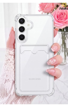 Fibaks Galaxy S25 Fe Uyumlu Kılıf Kamera Koruma Ve Köşe Korumalı Kartlıklı Cüzdanlı Darbe Emici Şeffaf Telefon Kapak Fibaks Galaxy S25 Fe Uyumlu Kılıf Kamera Koruma Ve Köşe Korumalı Kartlıklı Cüzdanlı Darbe Emici Şeffaf Telefon Kapak