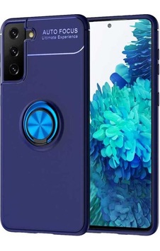 Galaxy S21 Plus Kılıf Zore Ravel Silikon Kapak Siyah-Mavi Galaxy S21 Plus Kılıf Zore Ravel Silikon Kapak Siyah-Mavi