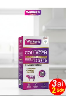 Walker's Vitamins Premium 5 Tip Kolajen Keratin Çinko Bromelain Biotin İçeren Güzellik Saç Cilt Destek Tableti Walker's Vitamins Premium 5 Tip Kolajen Keratin Çinko Bromelain Biotin İçeren Güzellik Saç Cilt Destek Tableti