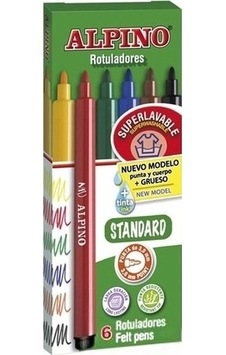 Alpino Keçeli Boya Kalemi 6'lı Alpino Keçeli Boya Kalemi 6'lı