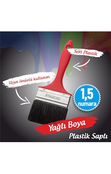 İstanbul Fırça Yağlı Boya Fırçası 1,5 Numara