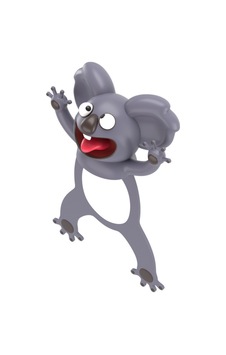 Sevimli Koala Kitap Ayracı Gri Sevimli Koala Kitap Ayracı Gri