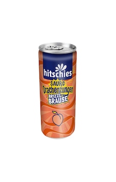 Hitschies Saure Drachenzungen Brizzl Brause Pfirsich 250ml