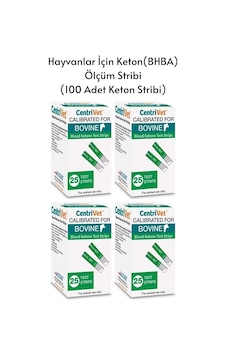 Centrivet Hayvanlarda Keton (BHBA) Ölçüm Stribi 100 Test Centrivet Hayvanlarda Keton (BHBA) Ölçüm Stribi 100 Test