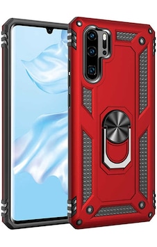 Huawei P30 Pro Kılıf Tank Zırh Yüzüklü Mıknatıslı Standlı Kapak Vega Huawei P30 Pro Kılıf Tank Zırh Yüzüklü Mıknatıslı Standlı Kapak Vega