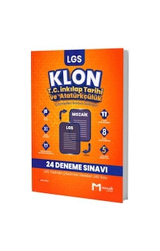 8. Sınıf Lgs T.c. İnkılap Tarihi Ve Atatürkçülük Klon 24 Deneme Mozaik Yayınları 8. Sınıf Lgs T.c. İnkılap Tarihi Ve Atatürkçülük Klon 24 Deneme Mozaik Yayınları