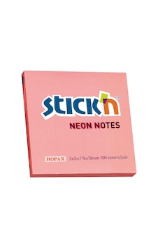 Gıpta Stick'n 76x76mm Yapışkanlı Not Kağıdı Neon Pembe 21166 Gıpta Stick'n 76x76mm Yapışkanlı Not Kağıdı Neon Pembe 21166