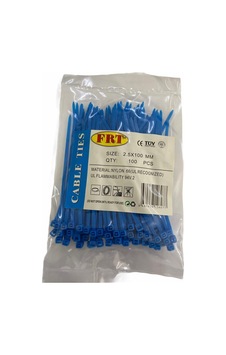 Mavi 2,5x100 Kablo Bağı Mavi 2,5x100 Kablo Bağı