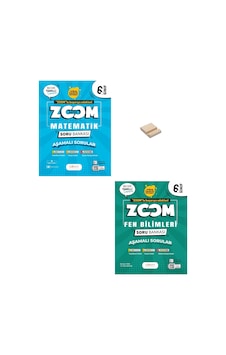 6. Sınıf Zoom Matematik Ve Fen Bilimleri Soru Bankası + Telefon Standı 6. Sınıf Zoom Matematik Ve Fen Bilimleri Soru Bankası + Telefon Standı