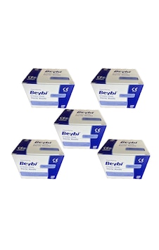 Beybi 22 G X 11/4" Steril Siyah Iğne Uç 100 Adet 5 Kutu Beybi 22 G X 11/4" Steril Siyah Iğne Uç 100 Adet 5 Kutu