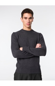 Alpha Studio Antrasit Erkek %100 Yün Slim Fit Kazak Au-7030c Crew Neck Alpha Studio Antrasit Erkek %100 Yün Slim Fit Kazak Au-7030c Crew Neck