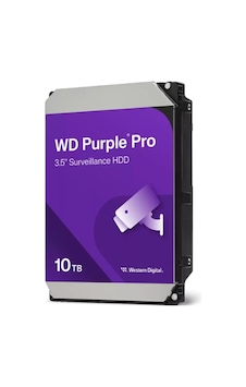 10 Tb Wd 3.5 Purple Pro Sata3 7200rpm 512mb 7/24 Guvenlık Wd102purp 3 Yıl Resmı Dıst Garantılı Tek Ebat